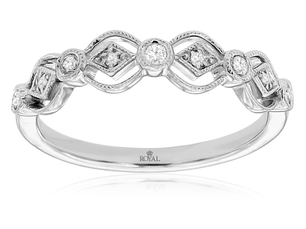 Diamond Wedding Bands  -  Women'