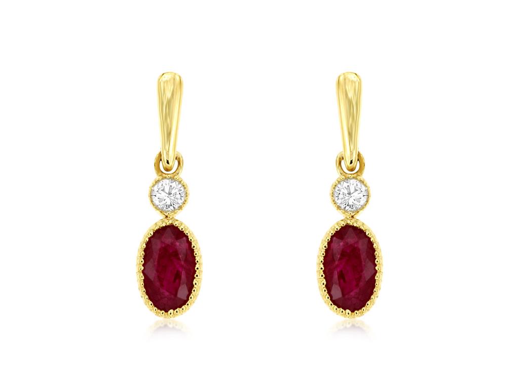 Colored Stone Earring