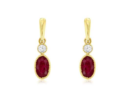 Colored Stone Earring