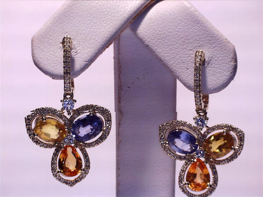 Colored Stone Earring