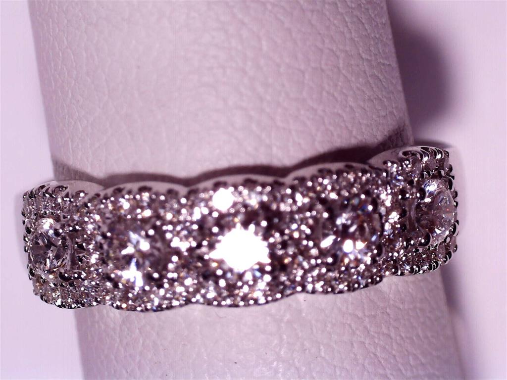 Diamond Wedding Bands  -  Women'