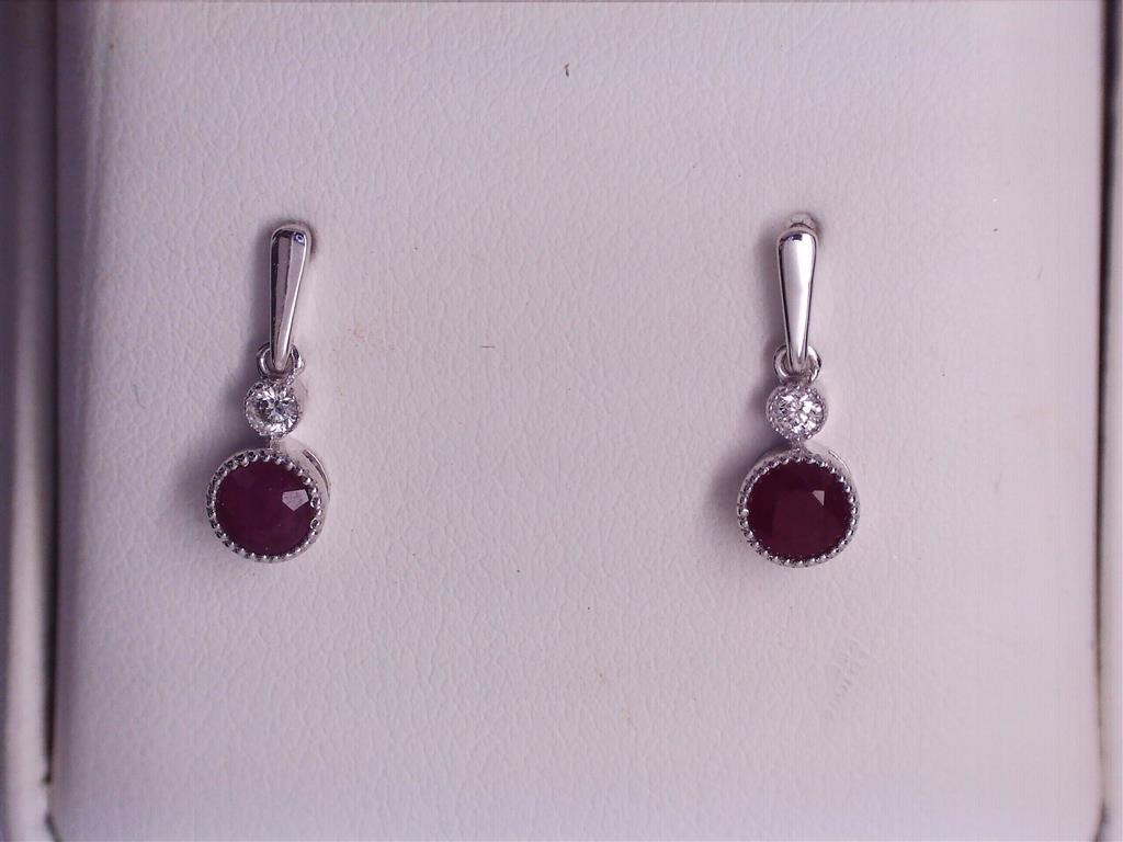 Colored Stone Earring