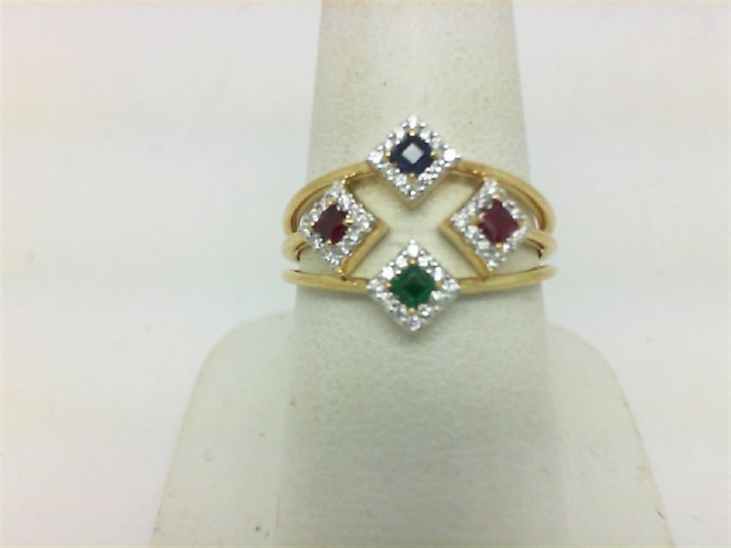 Colored Stone Rings  -  Women'