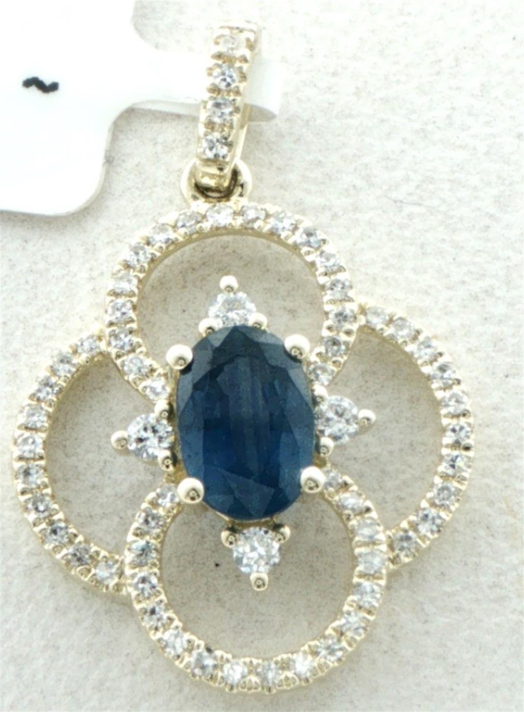 Colored Stone Pendant.