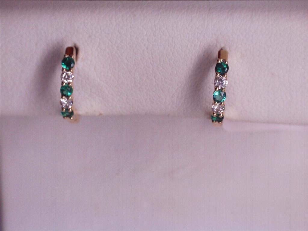 Colored Stone Earring