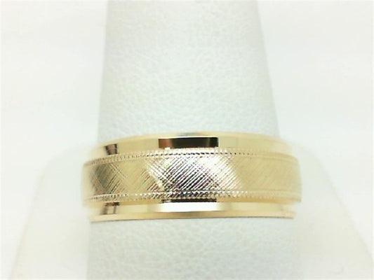 Gold Wedding Bands  -  Men'