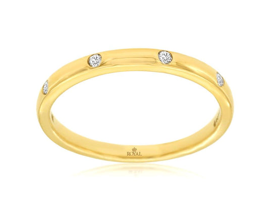Diamond Wedding Bands  -  Women'