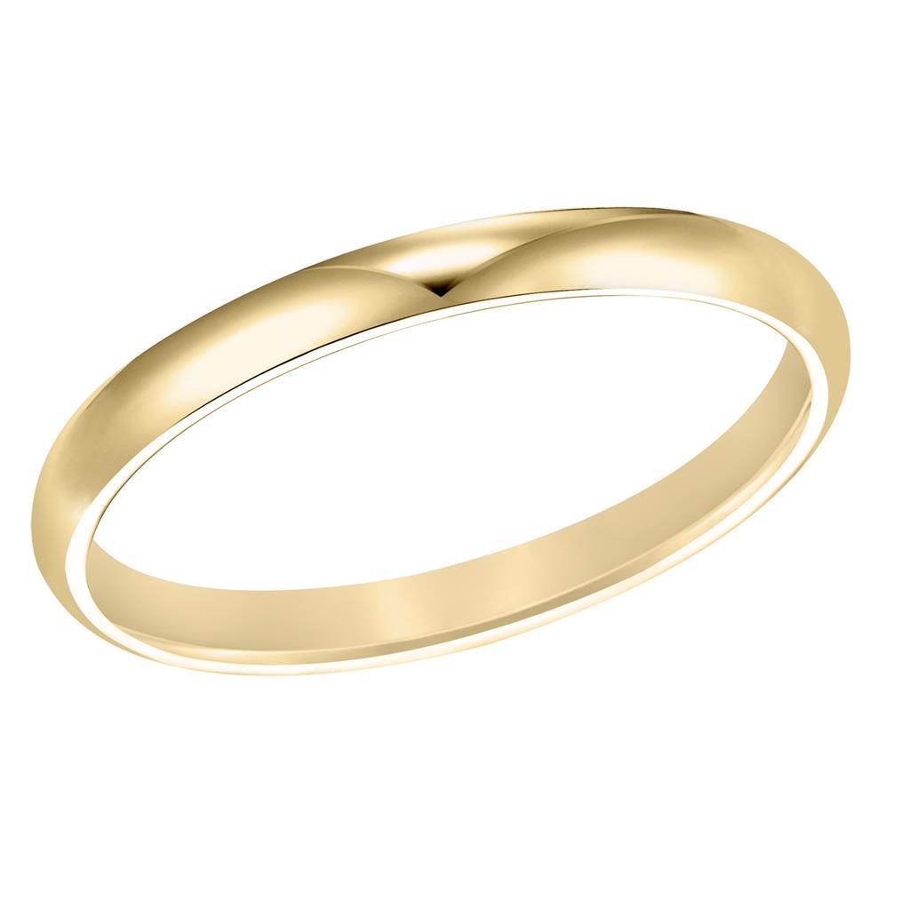 Gold Wedding Bands  -  Women'