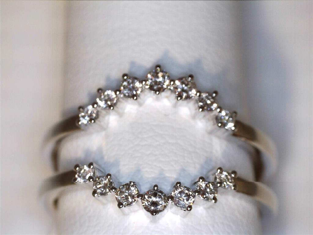 Diamond Wedding Bands  -  Women'