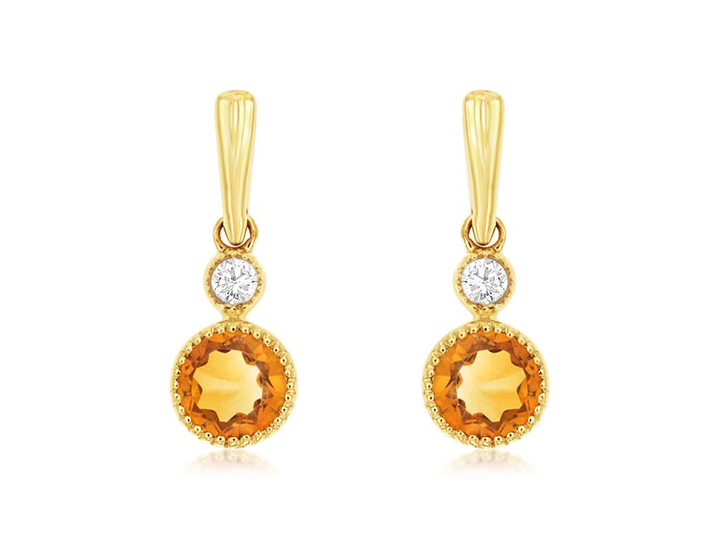 Colored Stone Earring