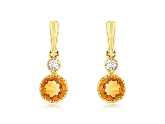 Colored Stone Earring