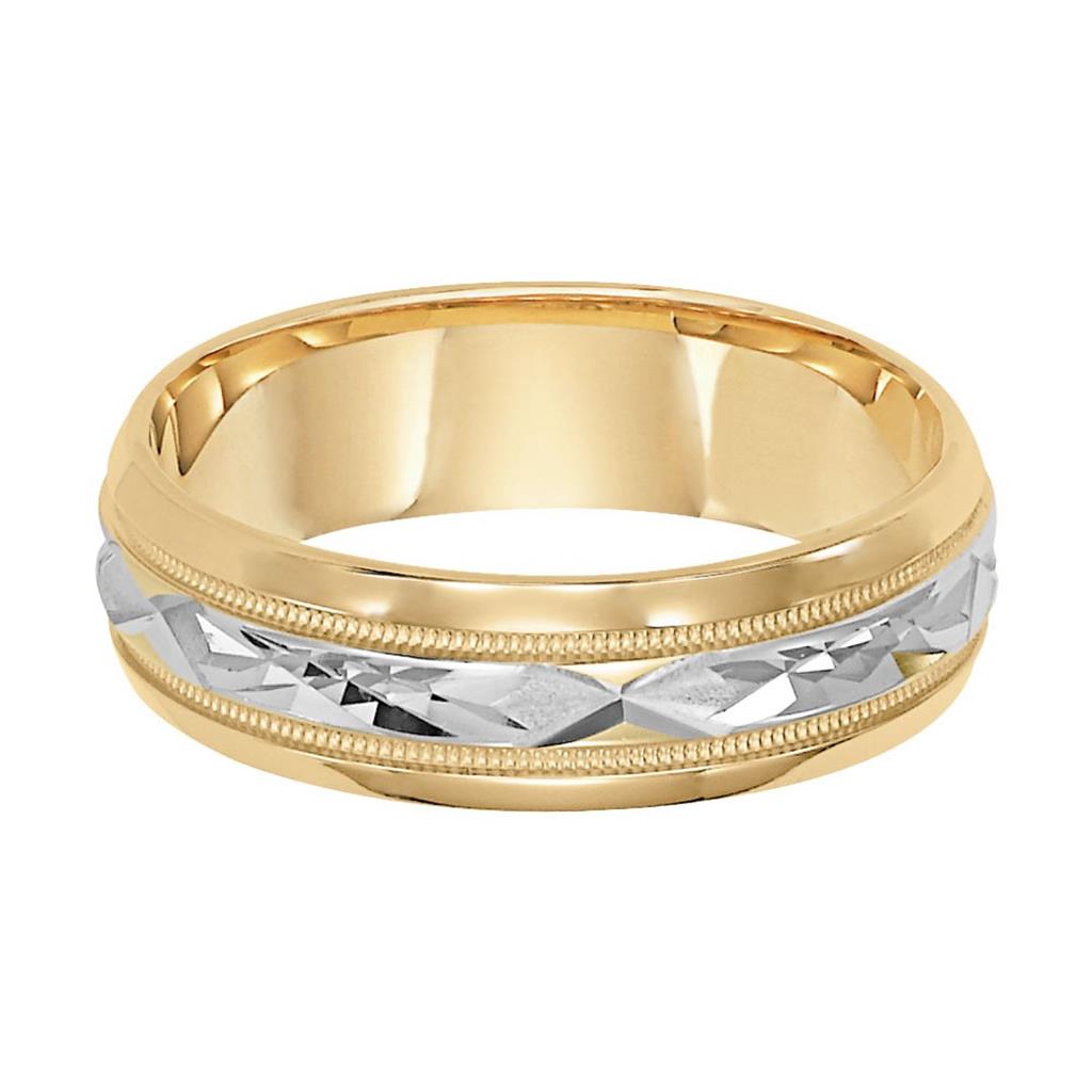 Gold Wedding Bands  -  Men'