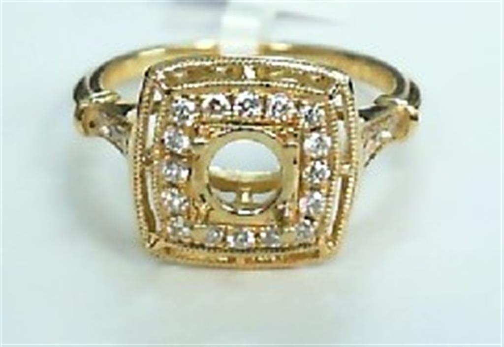 Diamond Semi-Mount Ring