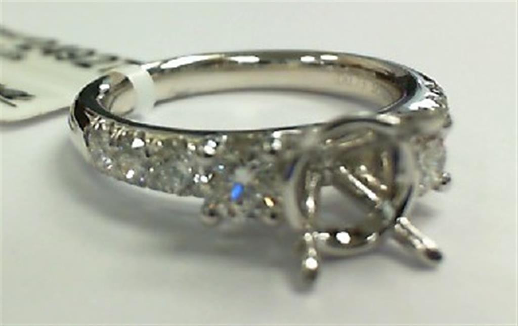 Platinum Semi-Mount Ring