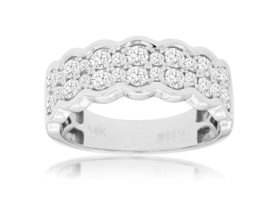 Diamond Wedding Bands  -  Women'