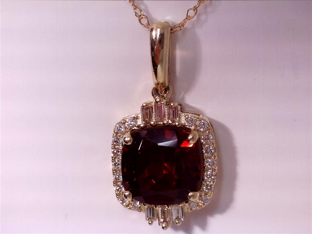 Colored Stone Pendant