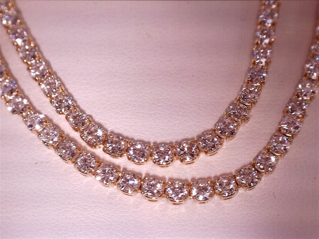 Lab Grown Diamond Tennis Necklace