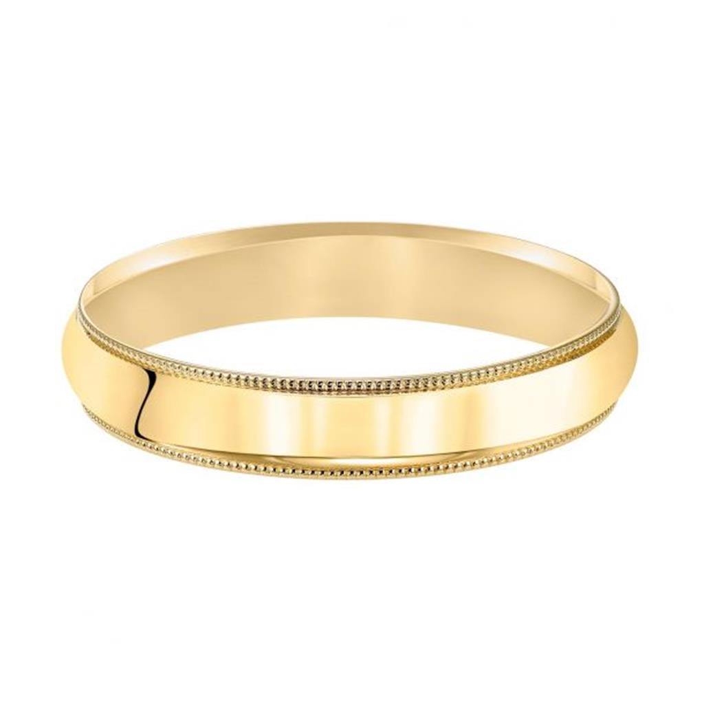 Gold Wedding Bands  -  Men'