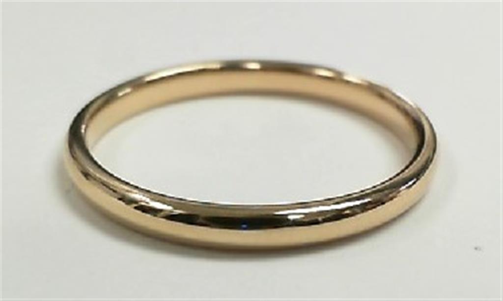 Gold Wedding Bands  -  Women'