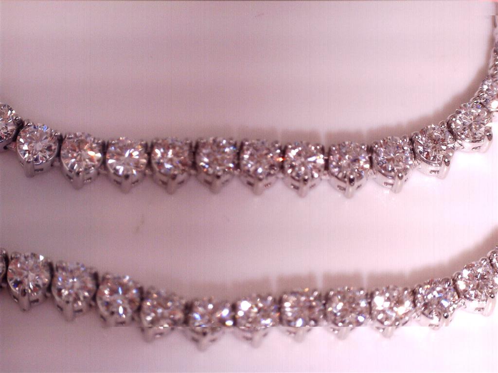 Lab Grown Diamond Tennis Necklace