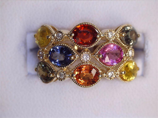 Colored Stone Rings  -  Women'