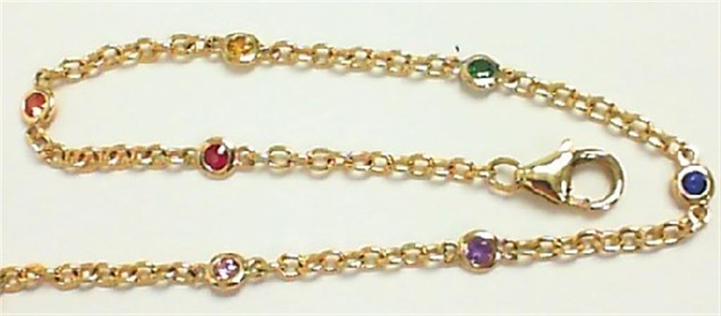 Colored Stone Bracelet