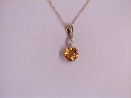 Colored Stone Pendant