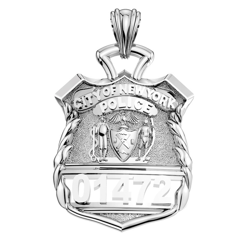 NYPD Police Officer Pendant – Penny Size