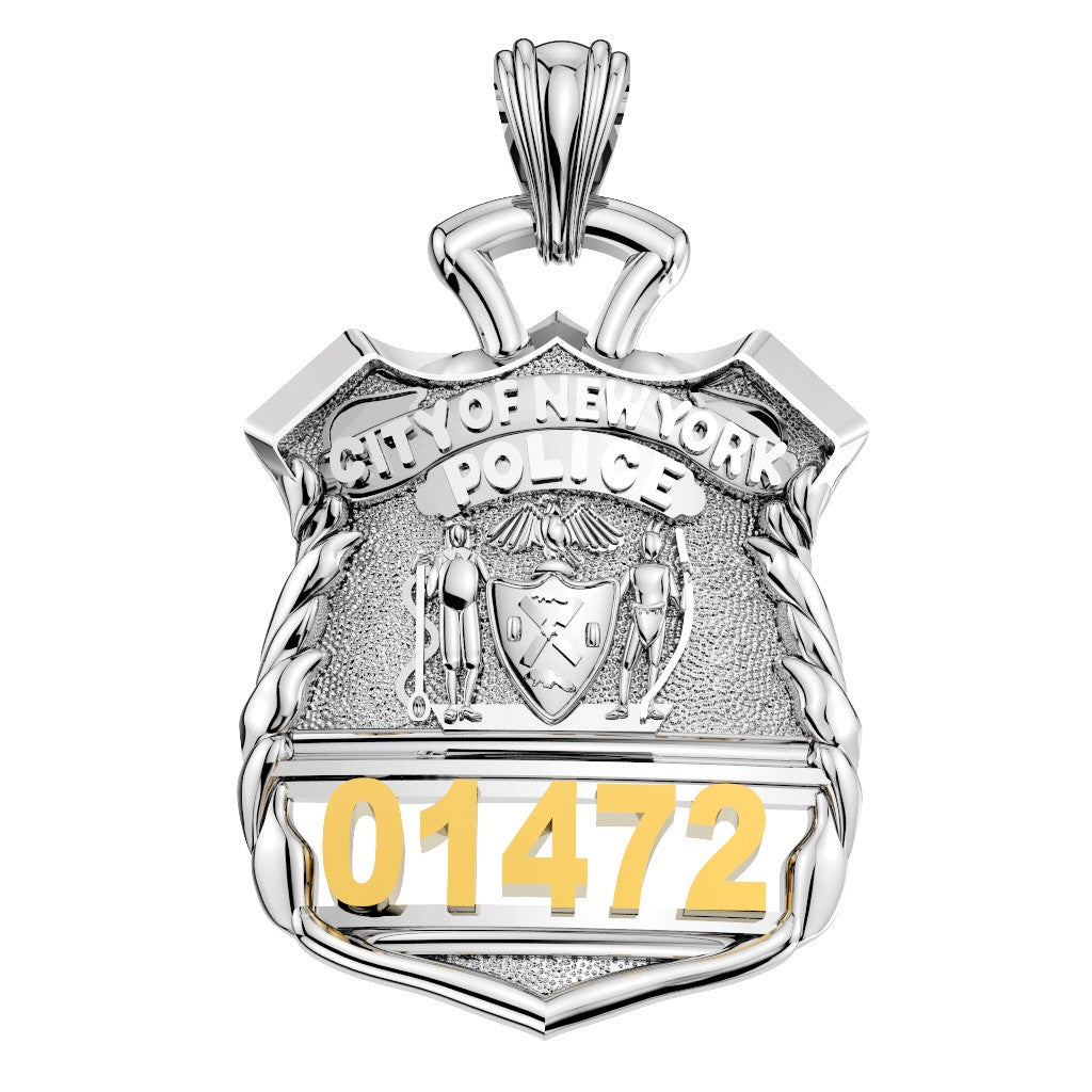 NYPD Police Officer Pendant – Penny Size