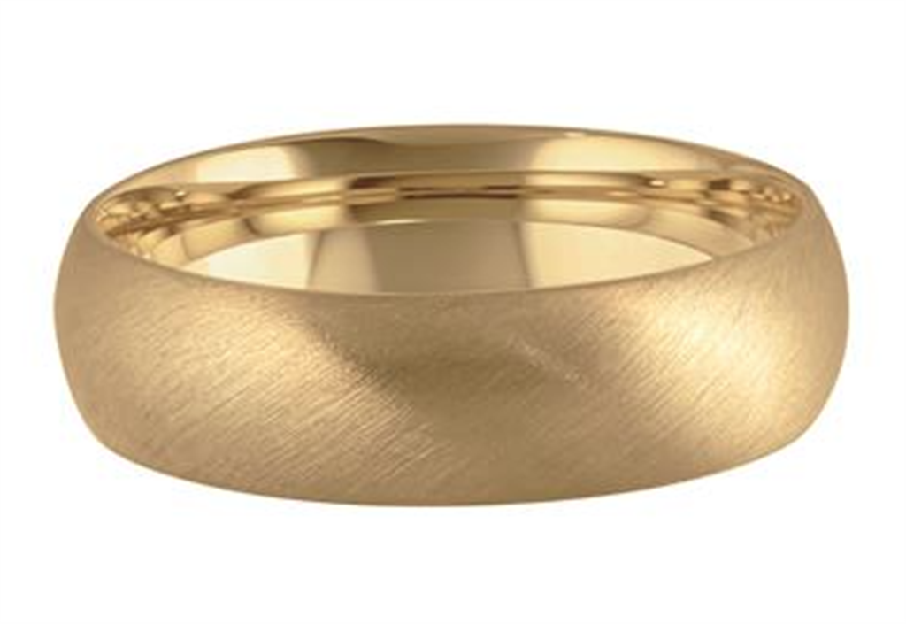Gold Wedding Bands  -  Men'