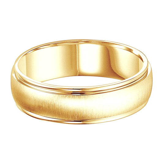 Gold Wedding Bands  -  Men'