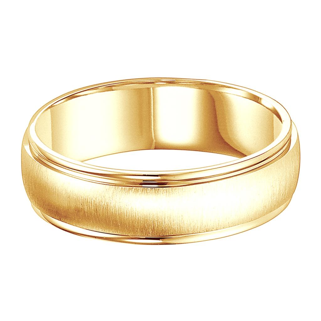 Gold Wedding Bands  -  Men'