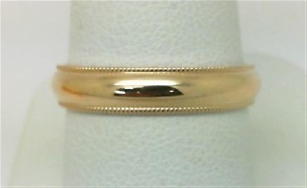 Gold Wedding Bands  -  Men'