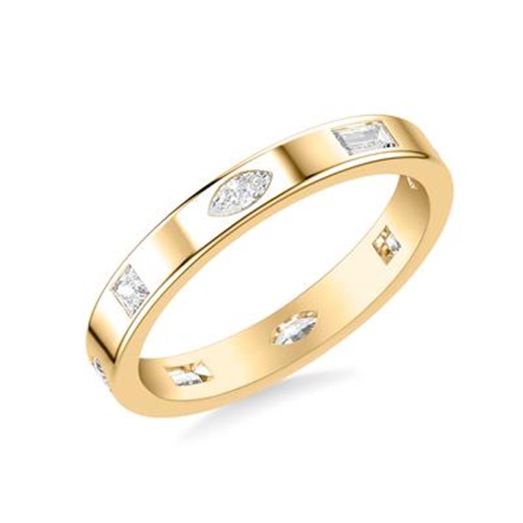 Diamond Wedding Bands  -  Women'