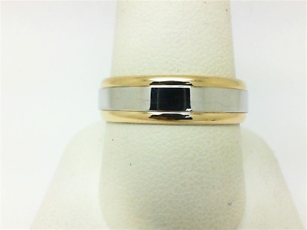 Gold Wedding Bands  -  Men'