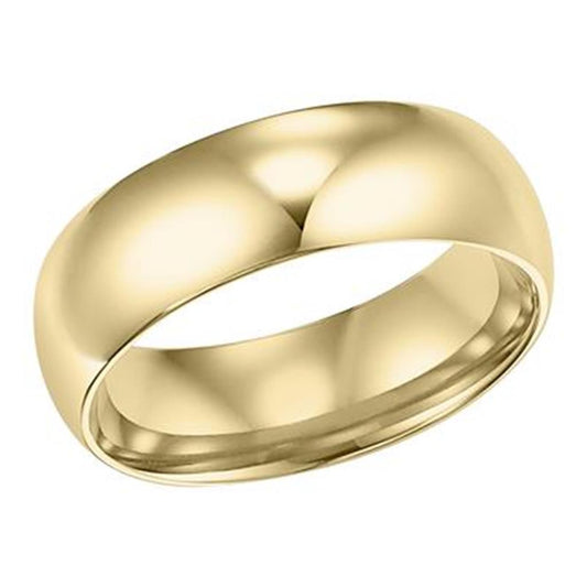 Gold Wedding Bands  -  Men'