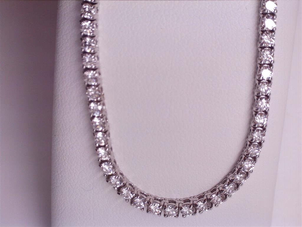 Lab Grown Diamond Tennis Necklace