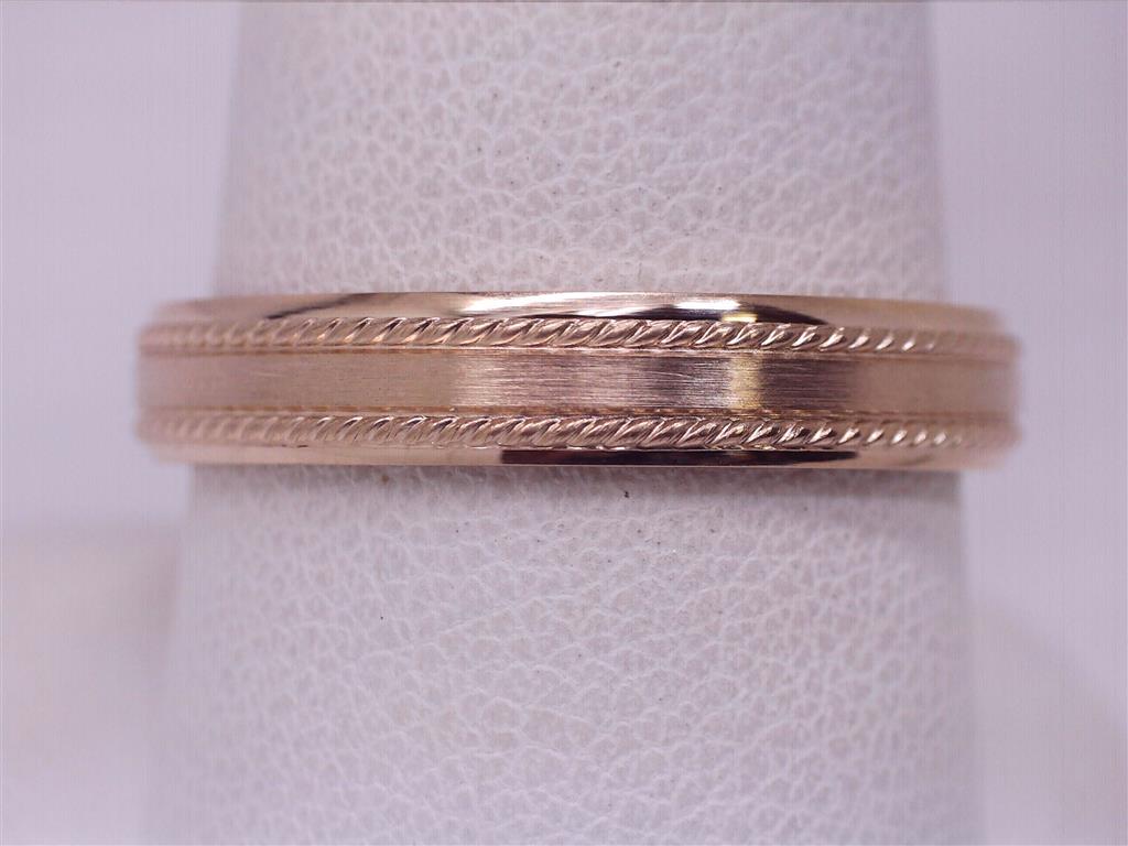 Gold Wedding Bands  -  Men'