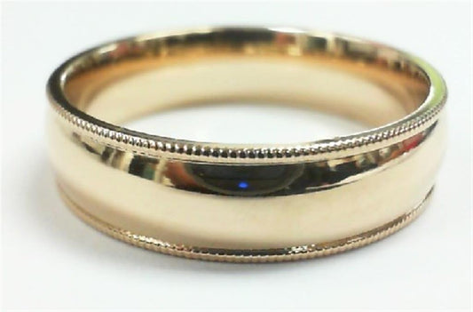 Gold Wedding Bands  -  Men'