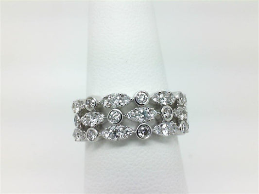 Diamond Wedding Bands  -  Women'