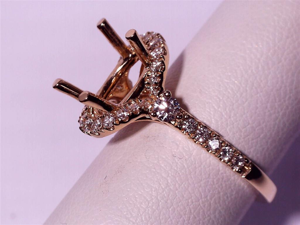 Diamond Semi-Mount Ring