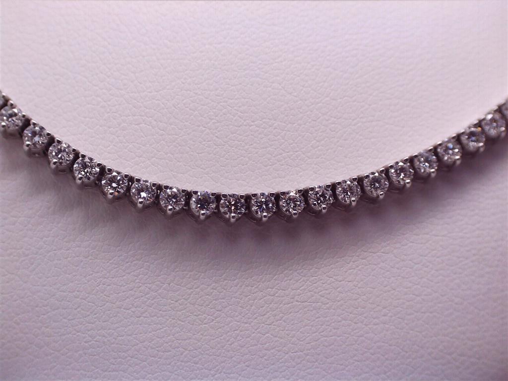 Lab Grown Diamond Tennis Necklace