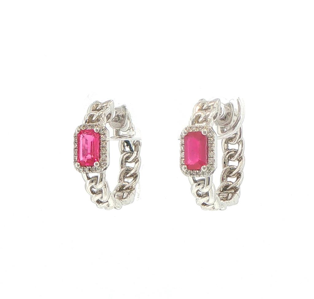 Colored Stone Earring