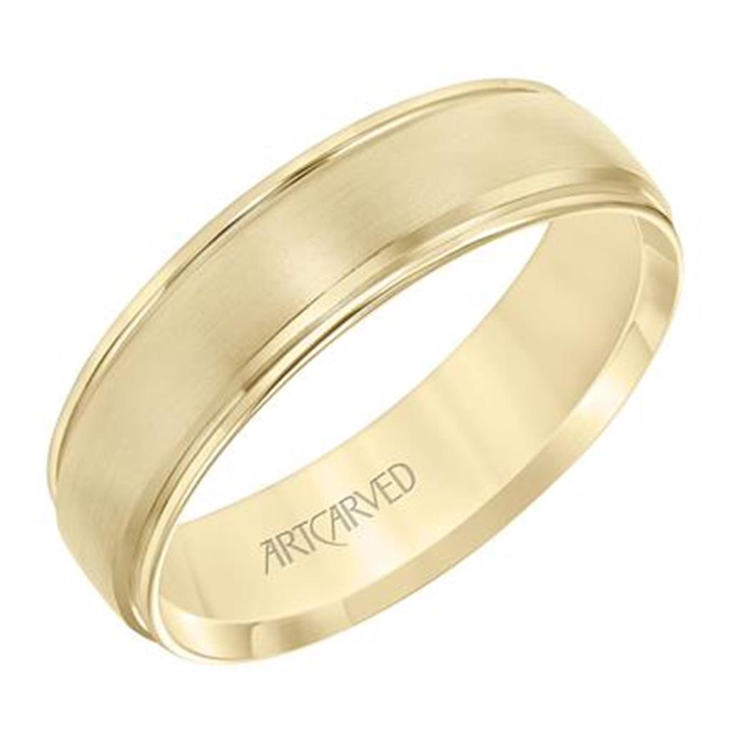 Gold Wedding Bands  -  Men'