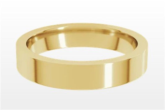 Gold Wedding Bands  -  Men'