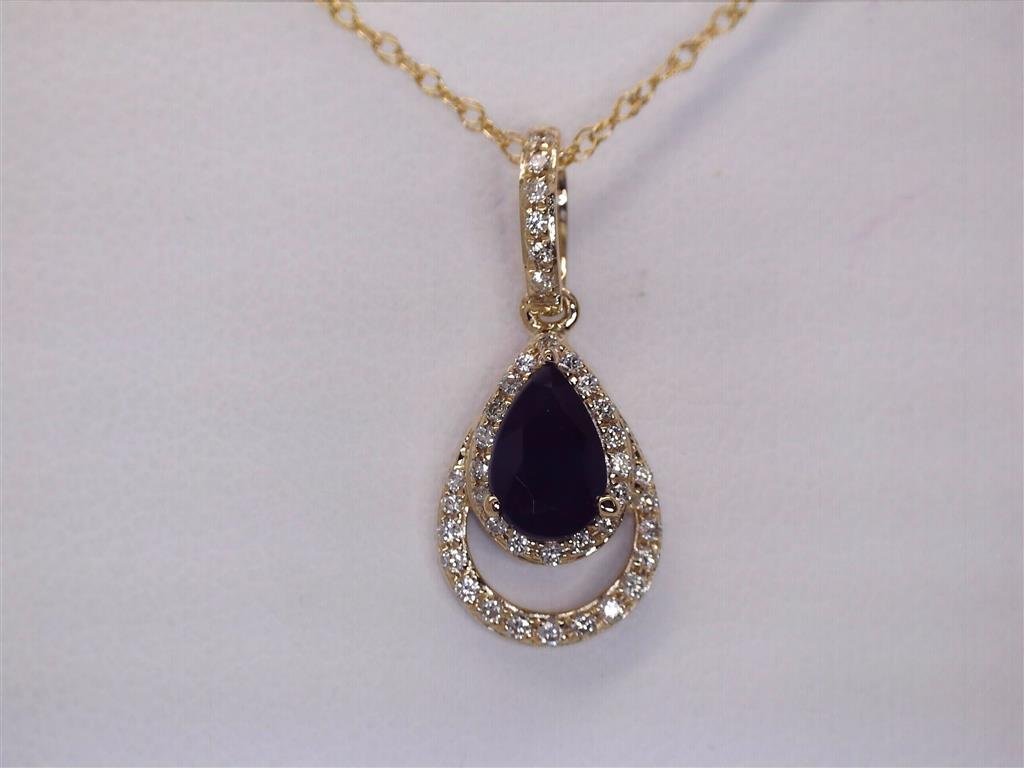 Colored Stone Pendant