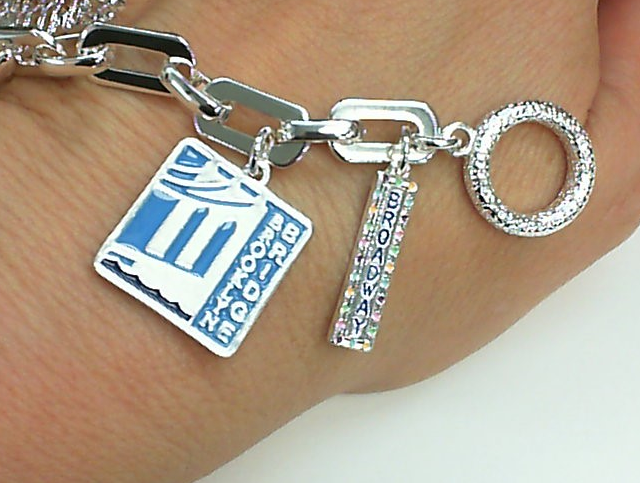 New York City (NYC) Charm Bracelet – Includes Bracelet and All Charms