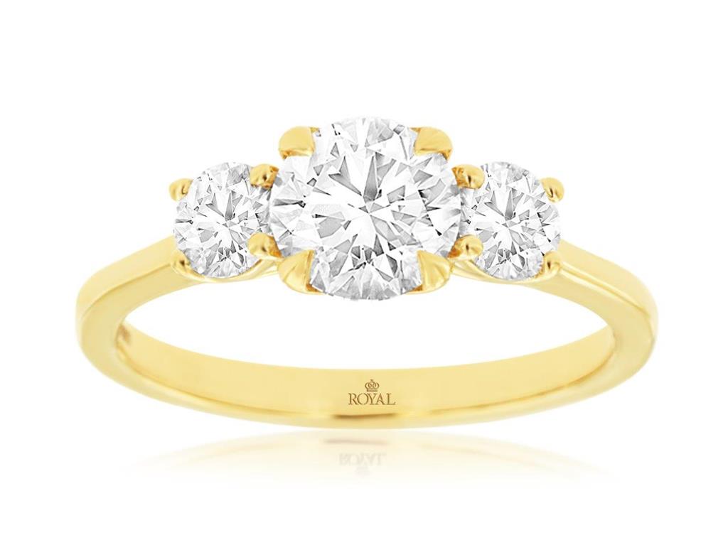 LAB GROWN DIAMOND ENGAGEMENT RING