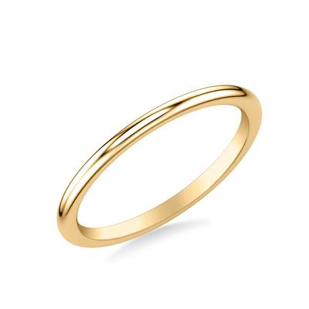 Gold Wedding Bands  -  Women'