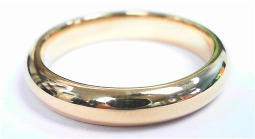 Gold Wedding Bands  -  Women'